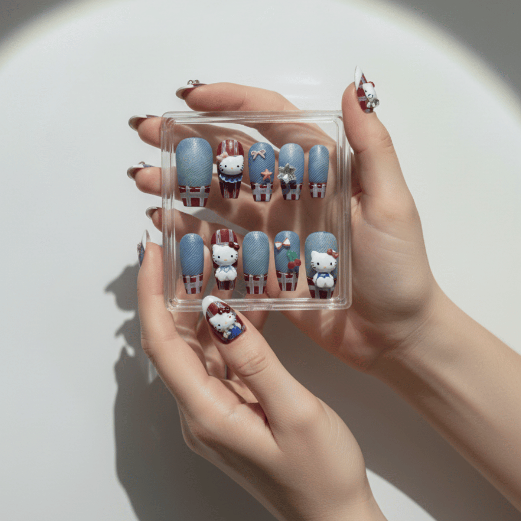 Denim Kitty Cute Set GL127