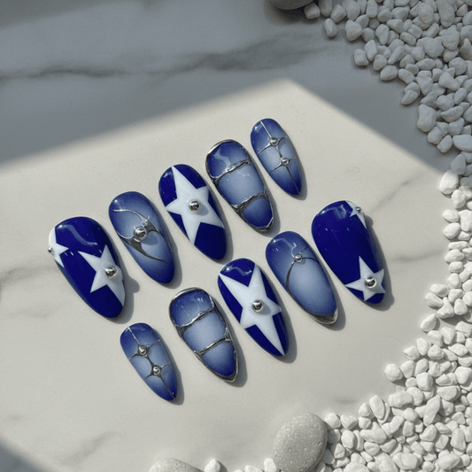 Blue Galaxy Starburst GL129