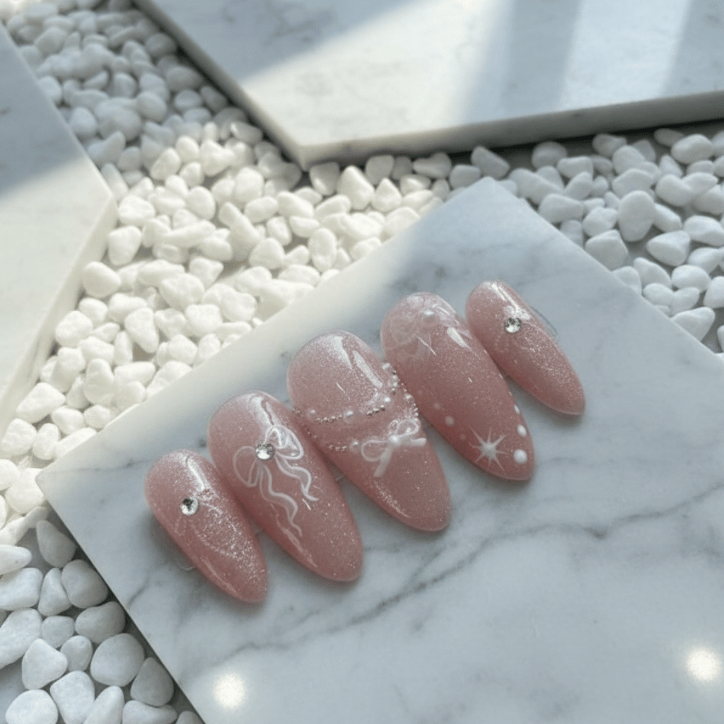 Sweet Blush Bows GL139