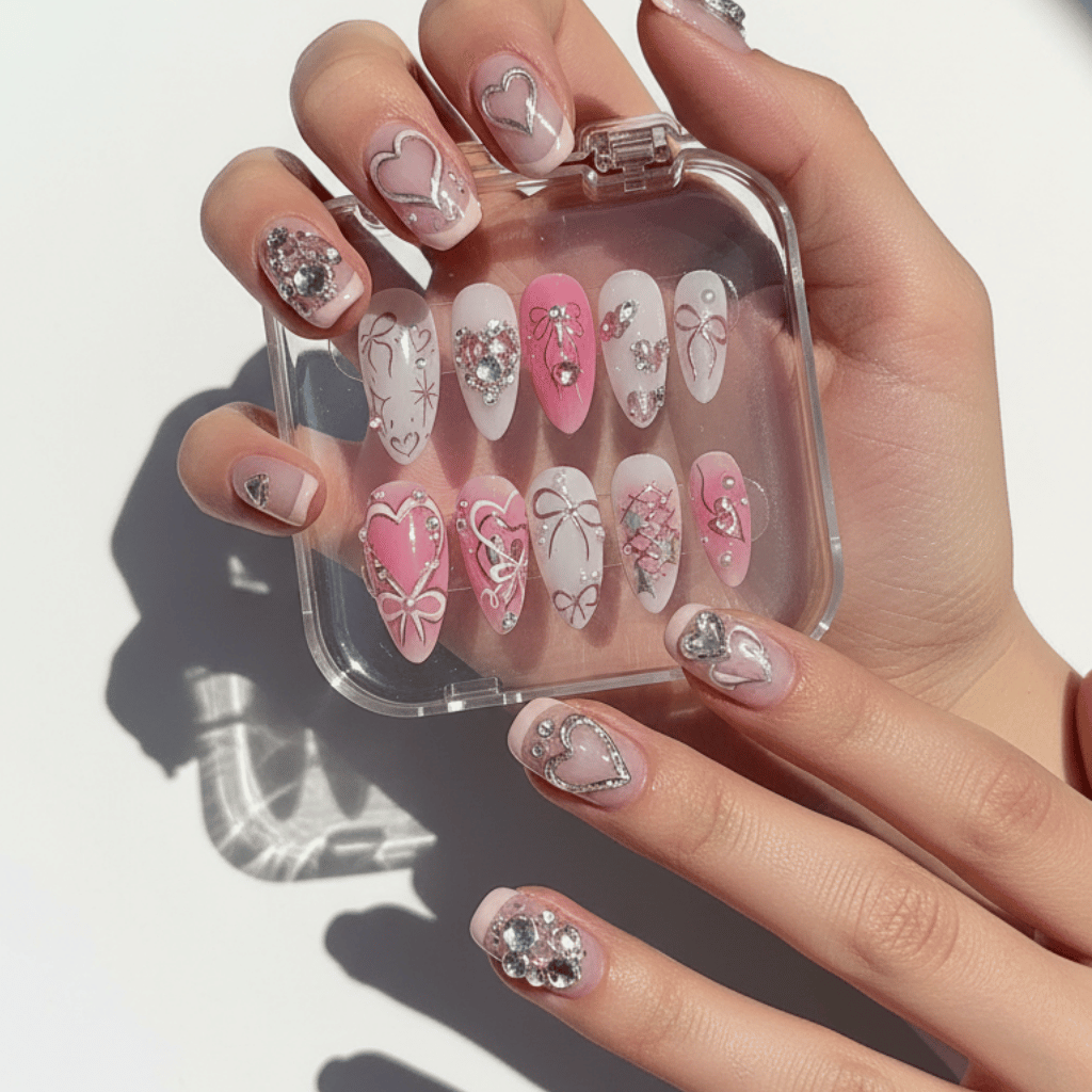 Pink Cupid Charm GL088