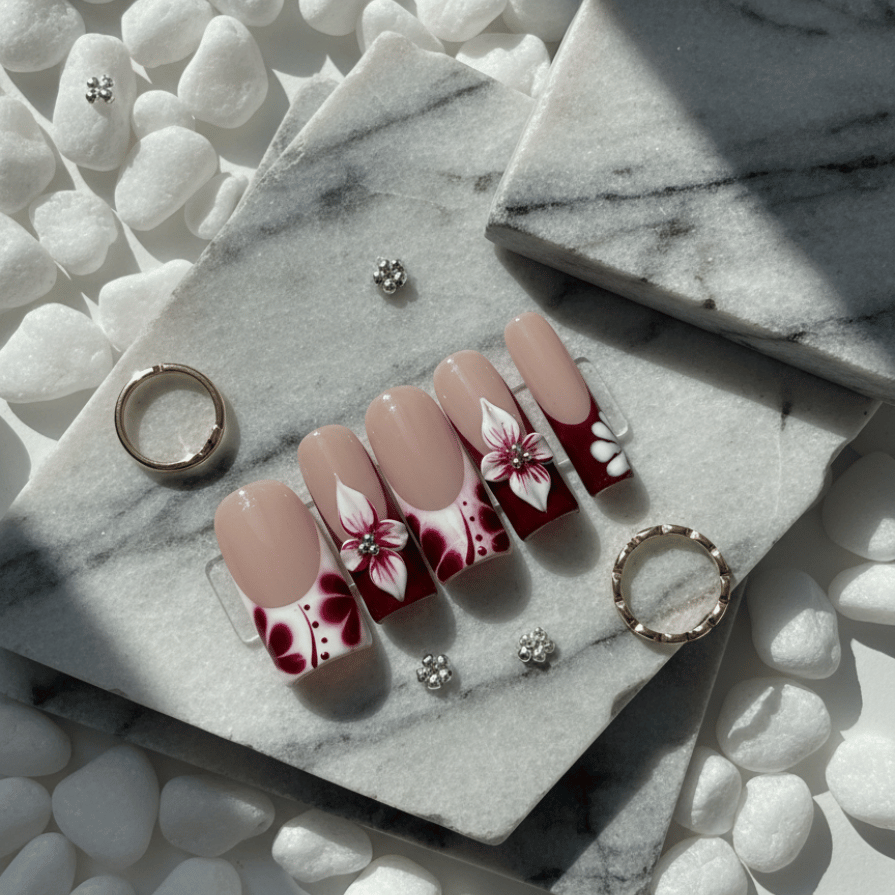 Burgundy Bloom Elegance GL021