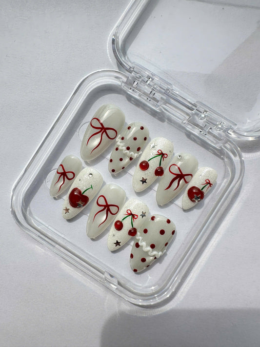 Cherry Ribbon Noel GL166